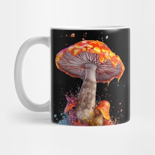 Mushroom Neon Psychedelic Shroom Art Mug